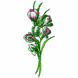 Flowers Embroidery Design 5